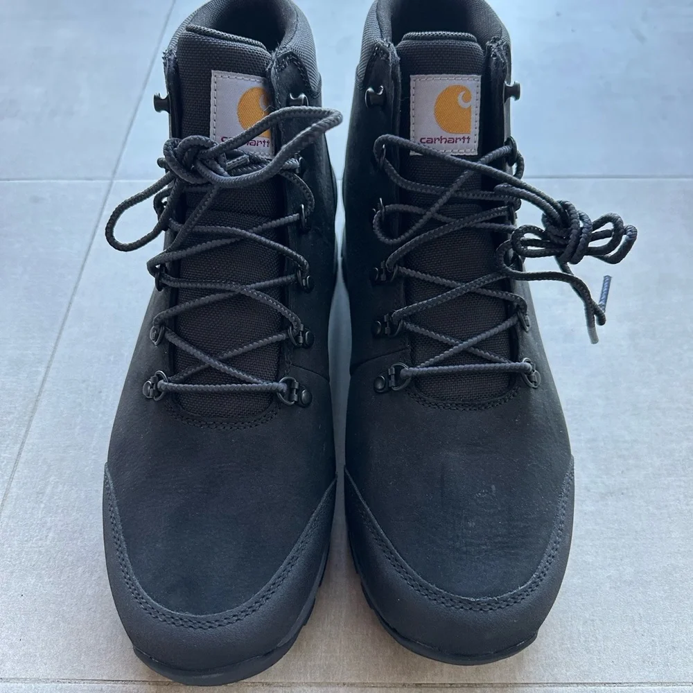 NEW Carhartt Black Waterproof Hiker Boots